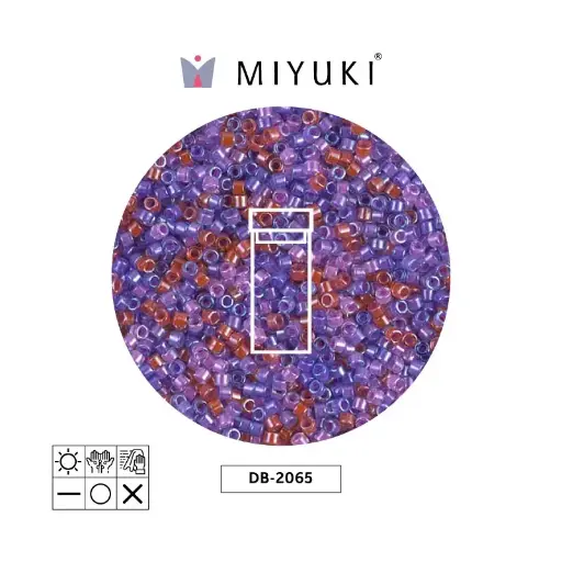 Miyuki delica 11/0 DB2065 luminous color mix x 3g